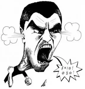 Angry Roy Keane