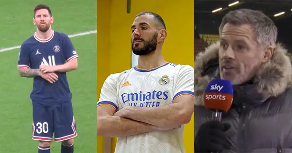 Benzema pipes up in Messi debate as Carragher left to walk alone. Photo copyright Bigmatbasket